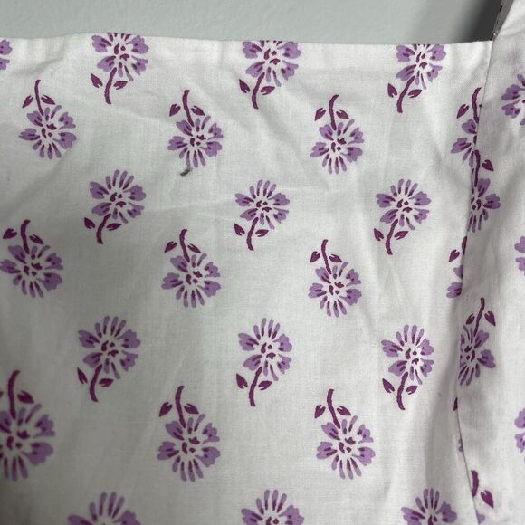 J. CREW Sleeveless Belted Tiered Midi Dress Size 4 White NEW Floral Preppy CK670 - Picture 4 of 13